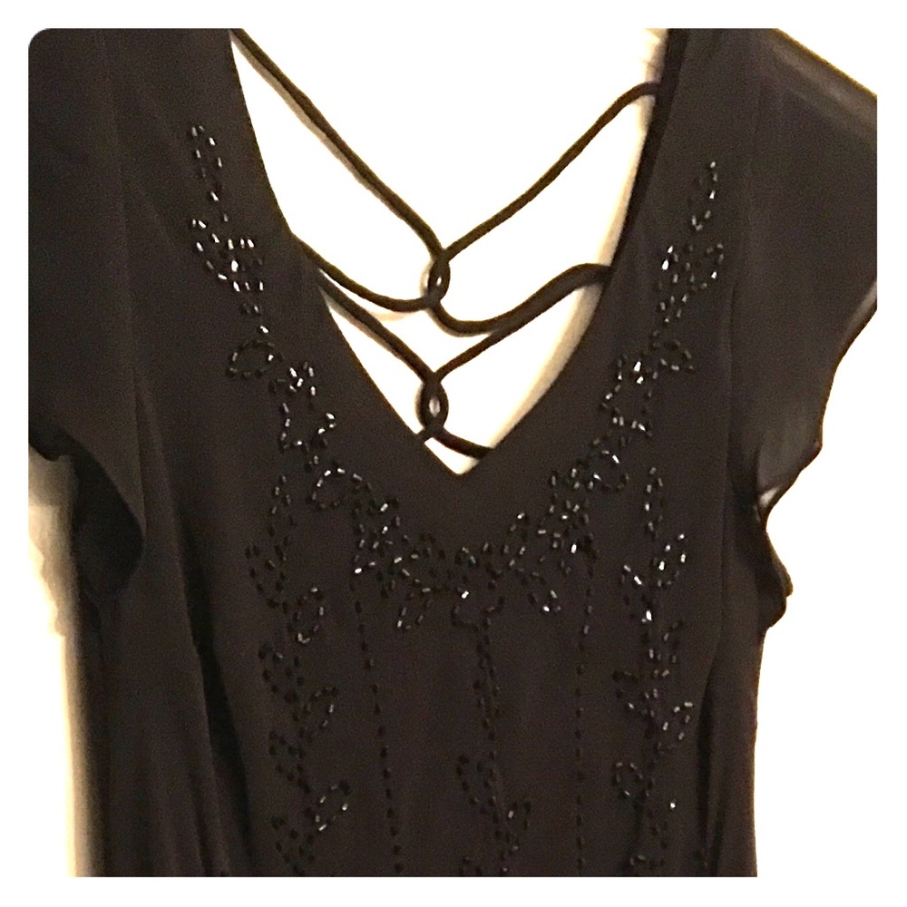 Beaded tear drop size 8 dress
